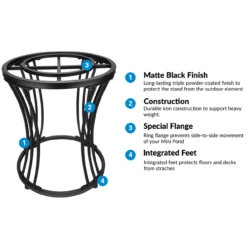 Aquascape AquaGarden Stand -Accessories || Solar Shop aquascape aquagarden stand features 1000 04630.1665422233