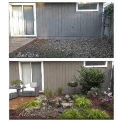 Aquascape Backyard Waterfall Landscape Fountain Kit -Accessories || Solar Shop aquascape backyard waterfall landscape fountain kit before after 1000 46819.1658321349