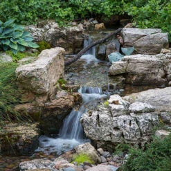 Aquascape Medium Pondless Waterfall Kit, 16' Stream W/ SDL 4000-7000 Pump -Accessories || Solar Shop aquascape pondless waterfall kit sld feature 1000 70309.1661802250