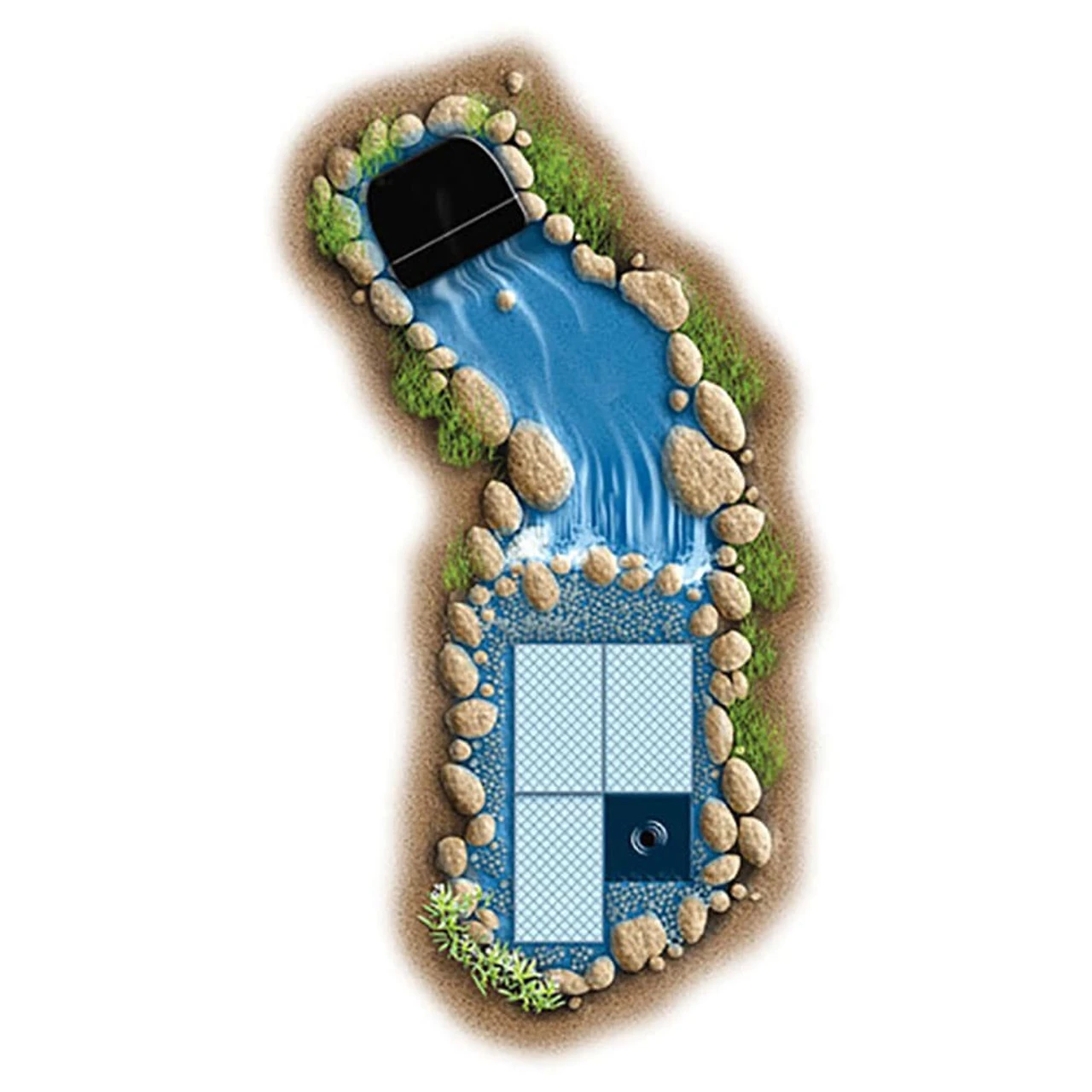 Aquascape Small Pondless Waterfall Kit, 6' Stream W/ AquaSurge Pro 2000-4000 Pump 6 Aquascape Small Pondless Waterfall Kit, 6' Stream W/ AquaSurge Pro 2000-4000 Pump - Image 4