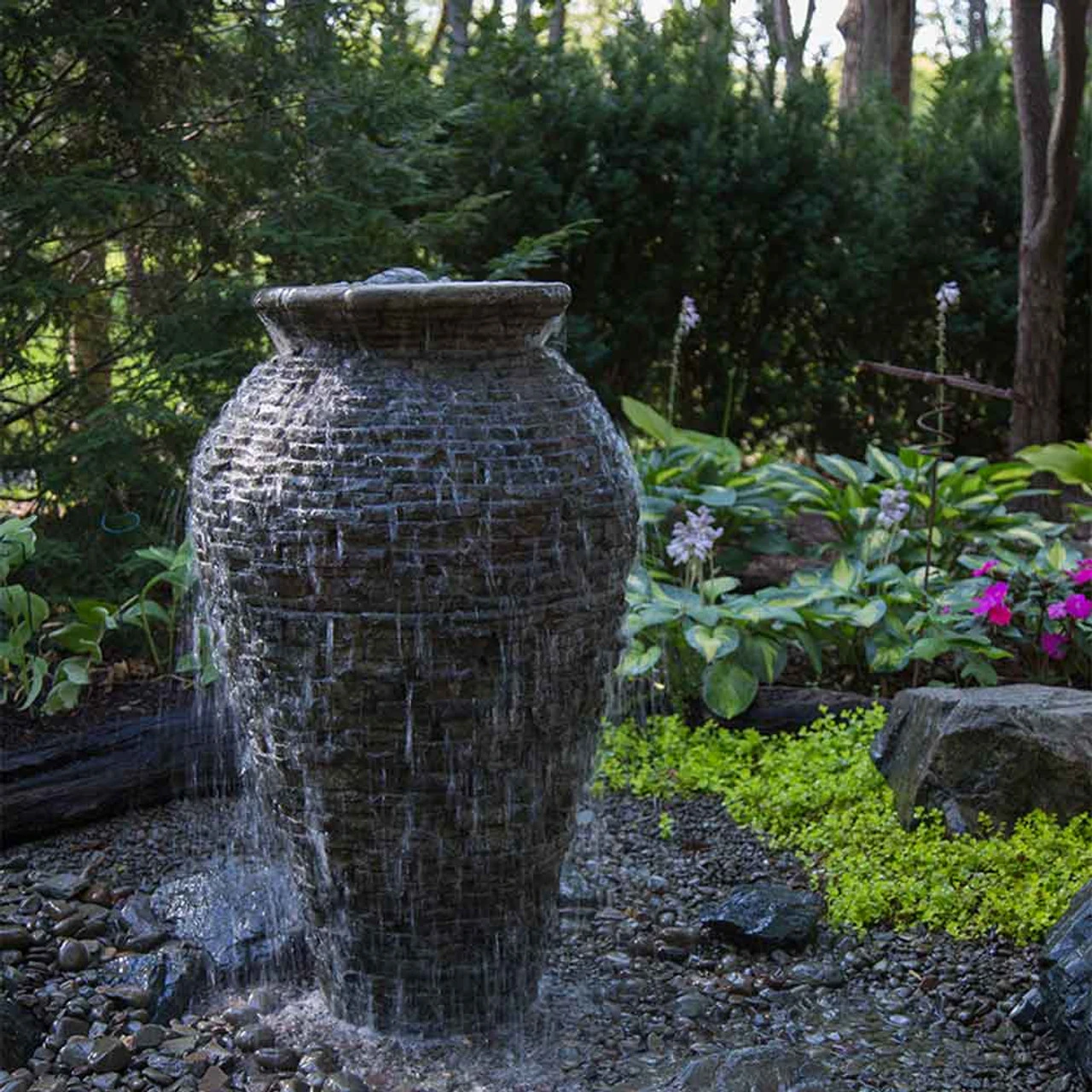 Aquascape Stacked Slate Urn 4 Aquascape Stacked Slate Urn - Image 2