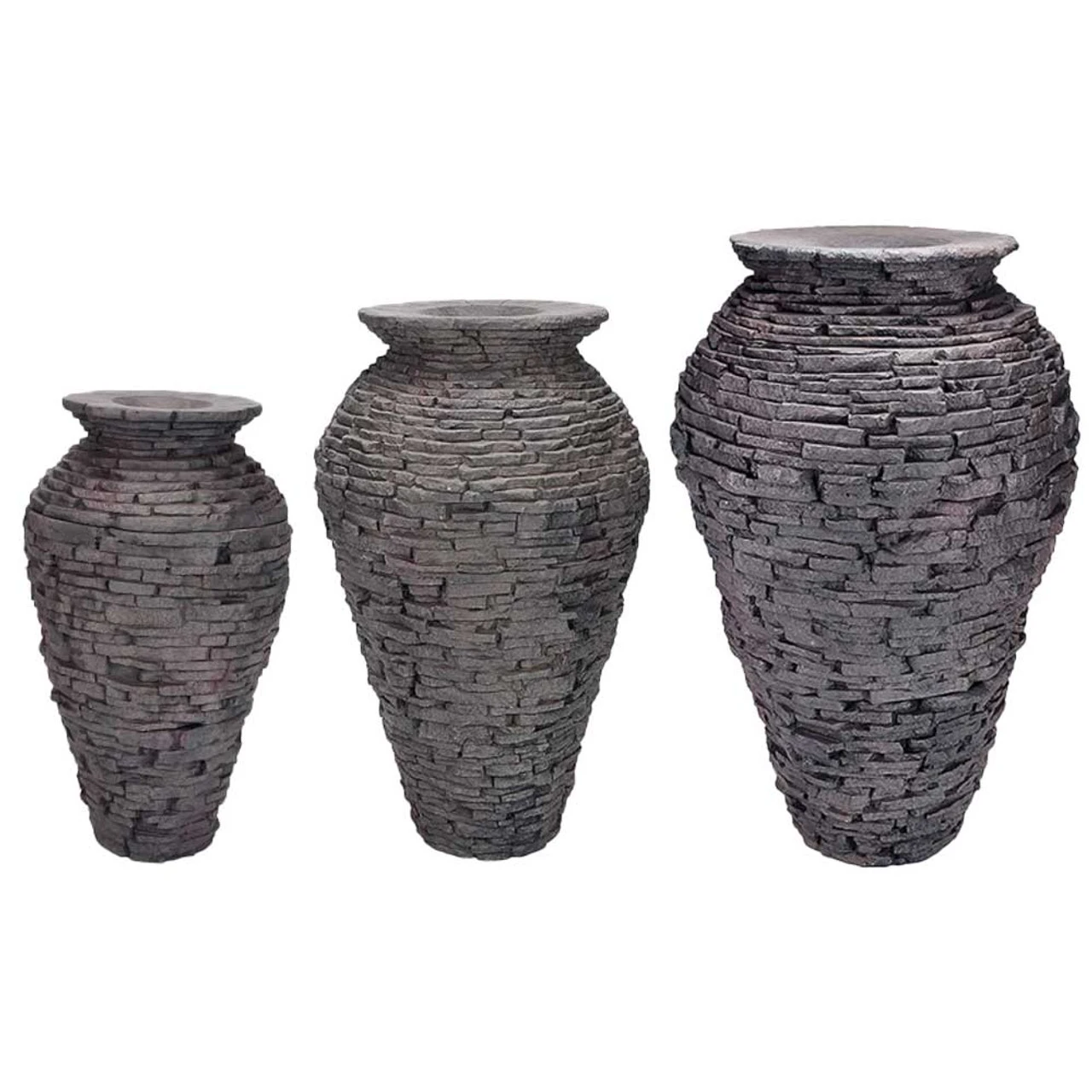 Aquascape Stacked Slate Urn 3 Aquascape Stacked Slate Urn