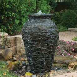 Aquascape Stacked Slate Urn Landscape Fountain Kits