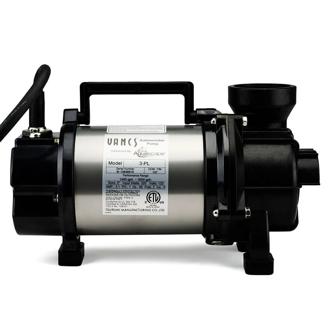 Aquascape Tsurumi PL-Series Pumps 5 Aquascape Tsurumi PL-Series Pumps - Image 3