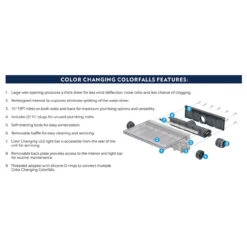 Atlantic Colorfalls-Color Changing Waterfall Weir -Accessories || Solar Shop atlantic colorfalls color changing features 1000 06025.1641951300