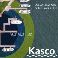 Kasco AquatiClear Water Circulator W/ Horizontal Float, 1 HP, 230V -Accessories || Solar Shop kasco aquaticlear area 1000 41595.1652385163