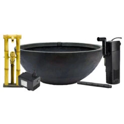 Aquascape Patio Pond Kits, Round -Accessories || Solar Shop round green slate patio pond kit 1000 19356.1643737895