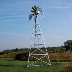3-Leg Galvanized Windmill Aeration Systems